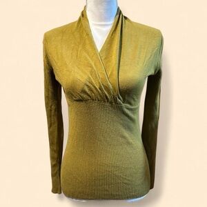 Chelsea & Theodore Olive Sweater